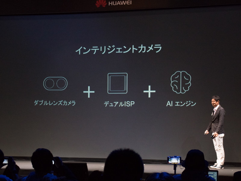 ダブルレンズカメラ、デュアルISP、AIエンジンの3つを組み合わせて「インテリジェントカメラ」を謳う。