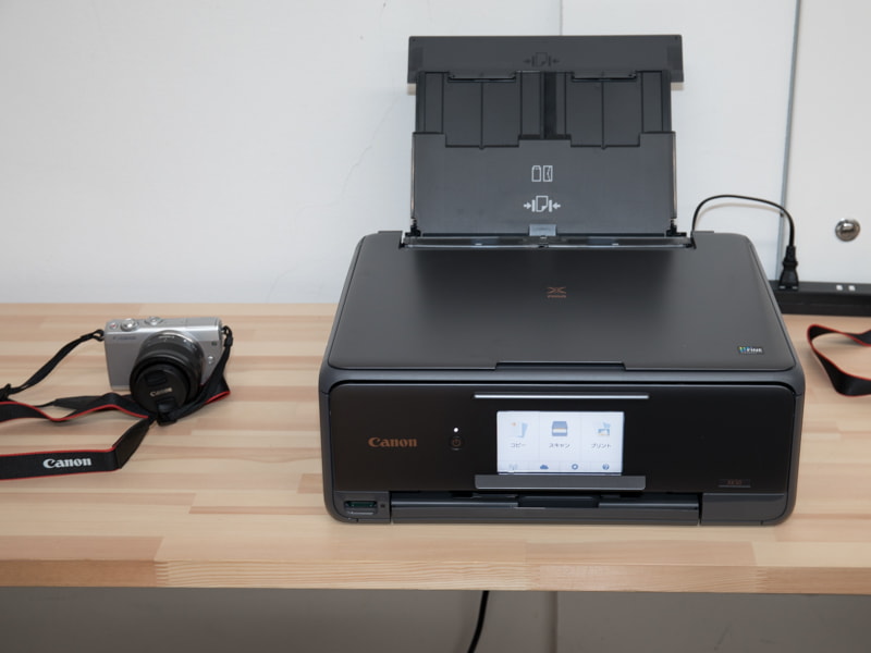 参加者1人につき、プリント体験用のPIXUS XK70/XK50が1台ずつ割り当てられた。