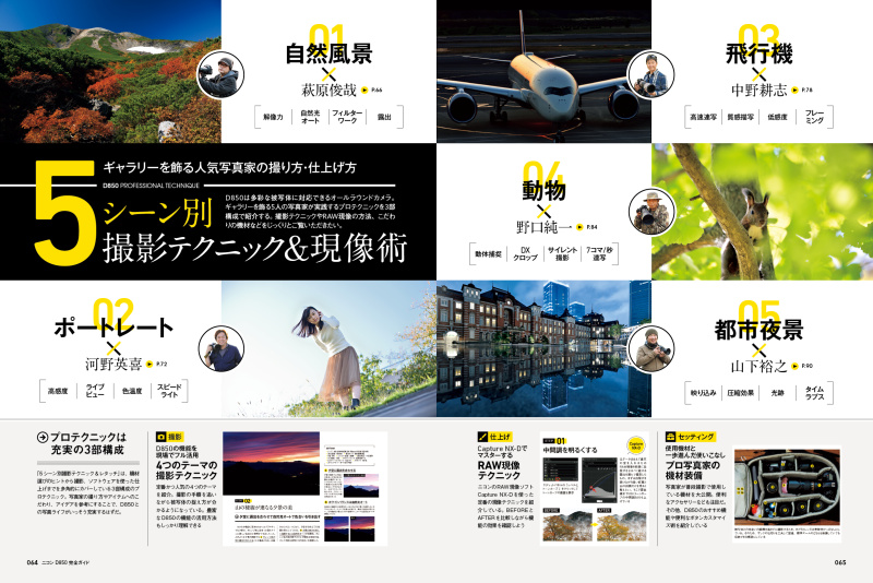 人気写真家5人の被写体別撮影&RAW現像テクニック