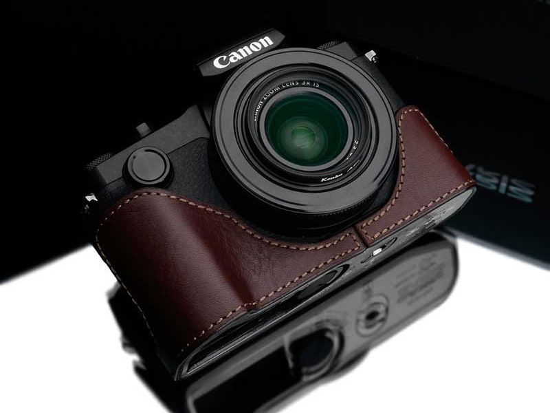 ブラウン		GARIZ Canon G1XMK3用ケース ブラウン