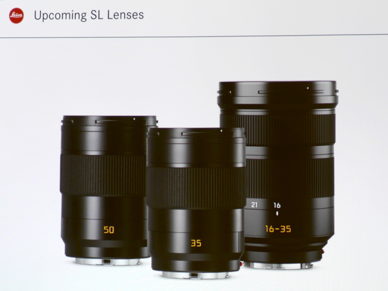 アポ・ズミクロンSLの35mm/50mm、16-35mmの広角ズームが今後発売予定。