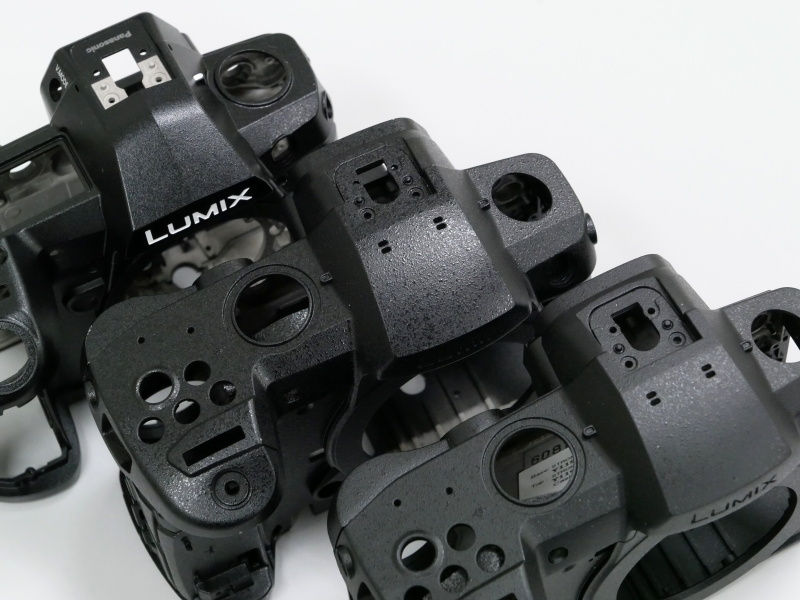 検討段階の梨地塗装