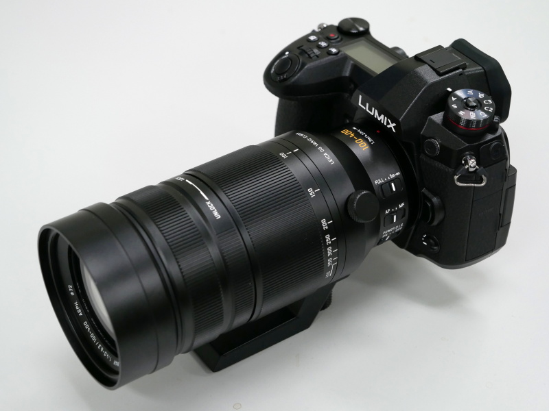 LEICA DG VARIO-ELMAR 100-400mm / F4.0-6.3 ASPH. / POWER O.I.S.を装着