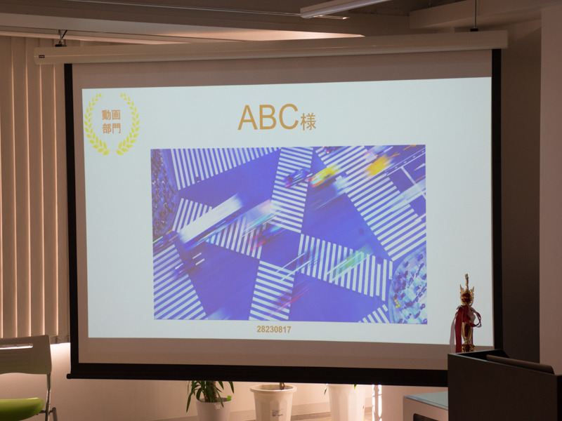 動画部門1位は「ABC」さん