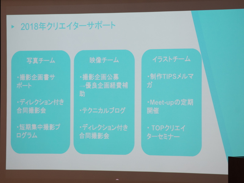 鈴木さん率いるクリエイターサポートチームでは、様々な形で素材作りの支援を行なっている