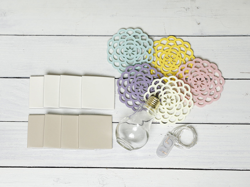 フォトスタイリングセットvol.2 ふんわり玉ボケラインライトとタイルセット