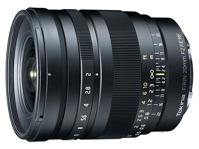 参考：FíRIN 20mm F2 FE MF（2017年1月発売）