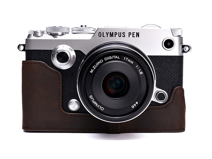 オリンパスPEN-F用 ダークブラウン