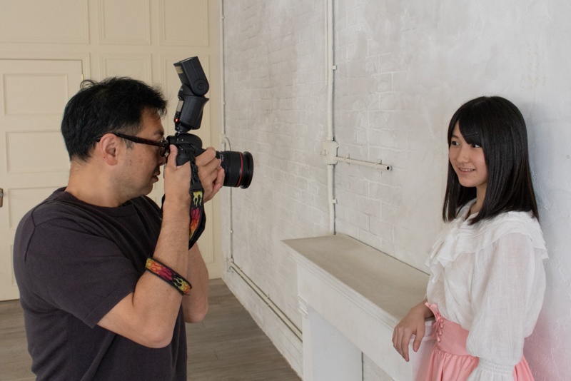 バウンス撮影の例。