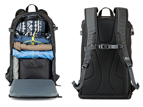 【超美品】　Lowepro カメラバッグ　 Lowepro、機材収納部を取り出せるモジュラー式カメラバックパック