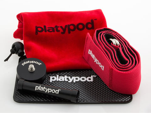 プレートとスパイクで支える三脚「プラティポッド」 - デジカメ Watch