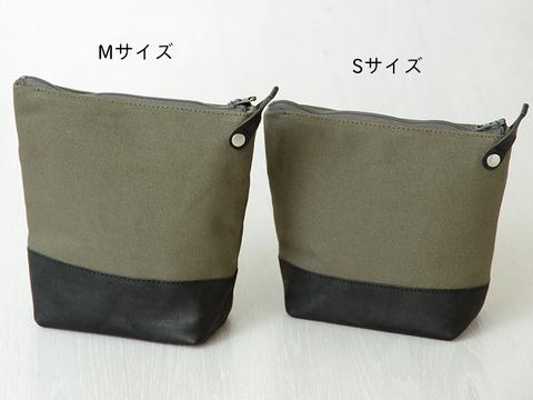 ULYSSES、帆布とレザーを使ったカメラポーチ 「チェッラ」 - デジカメ