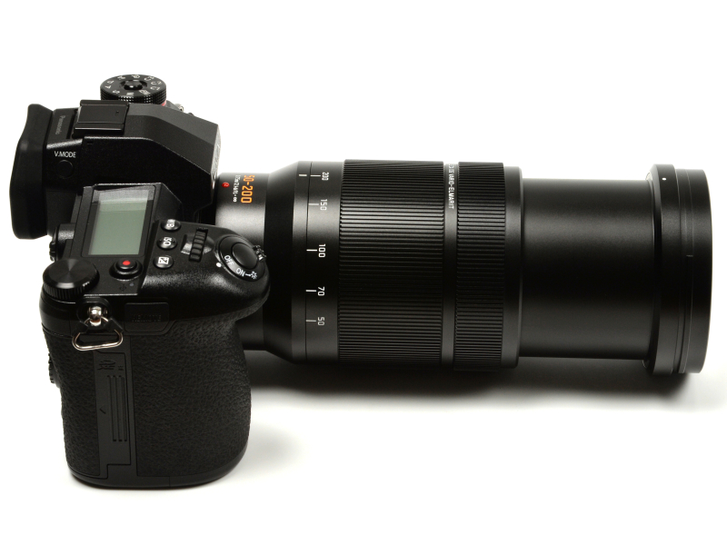 望遠端にしたところ