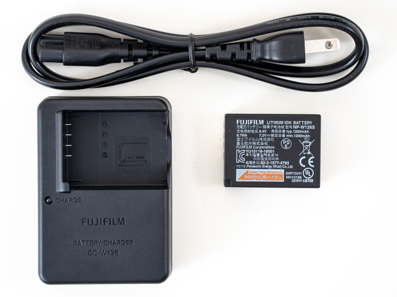 充電器はオプション