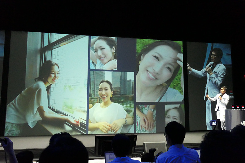 ポートレートの撮影例。「肌の色を再現するのは難しい」（内田さん）。