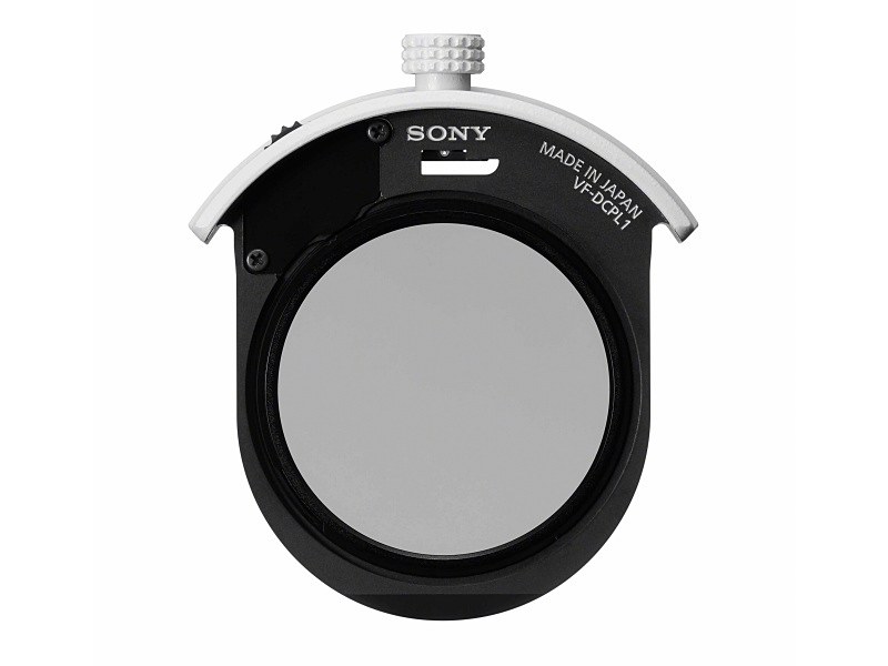 別売の円偏光フィルター「VF-DCPL1」（12月下旬発売。税別4万2,000円）