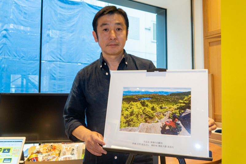 アウトドア部門グランプリの片平和生さん。