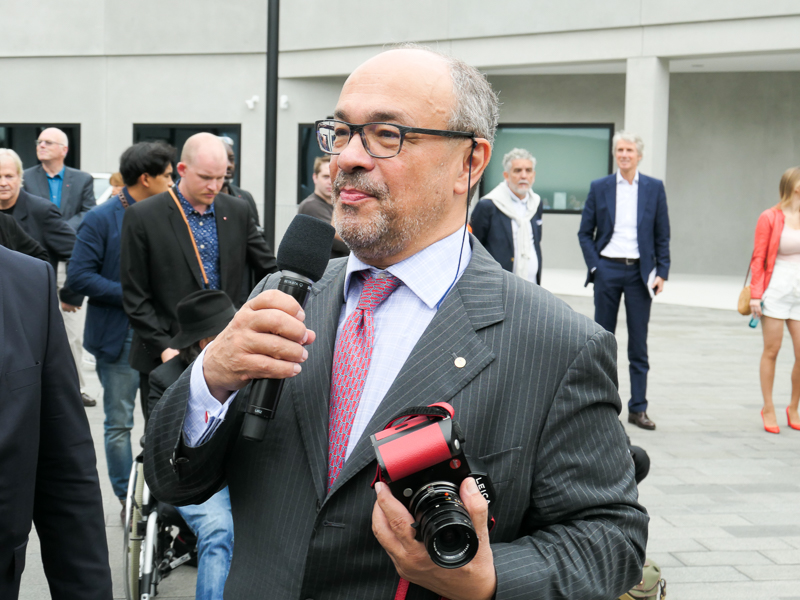 ライカカメラ社主のアンドレアス・カウフマン氏。