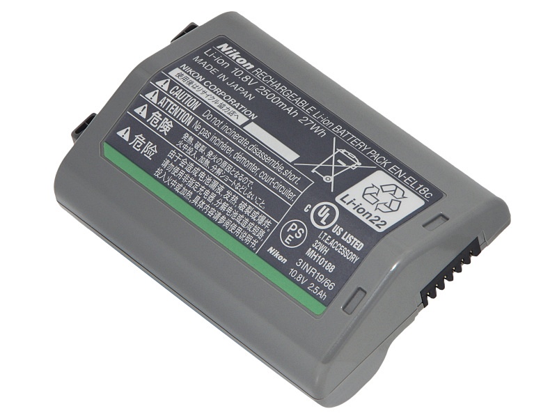 Li-ionリチャージャブルバッテリー EN-EL18c