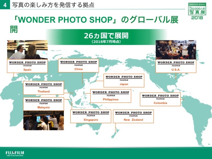 WONDER PHOTO SHOPの海外店舗。