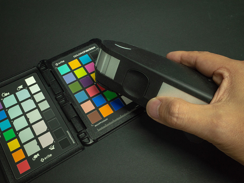 これを測色してテスト画像に使用している。