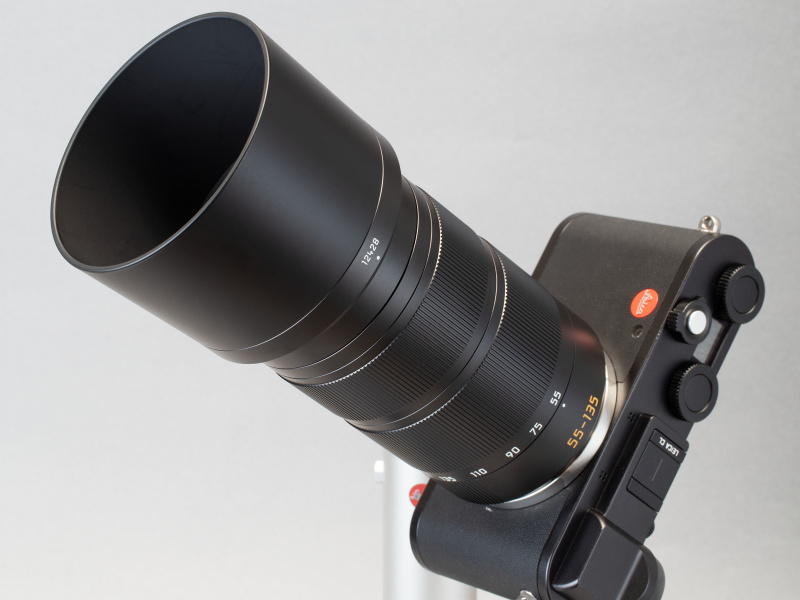 フードを装着したところ。有効長はしっかりとある。逆付けももちろん可能。