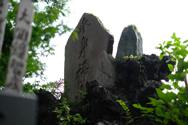 食行弥勒の墓。文京区向丘、海蔵寺敷地内にある。<br><span class="fnt-85">X-Pro2 / XF35mmF1.4 R / 35mm（53mm相当） / 絞り優先AE（1/1,100秒・F1.4・+0.7EV） / ISO 400</span>