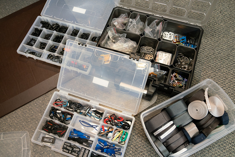 パーツコレクションを広げてもらった。