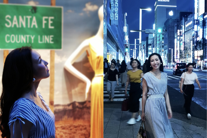 当日のプレゼンテーション資料より（撮影：内田ユキオ モデル：野口菜菜）