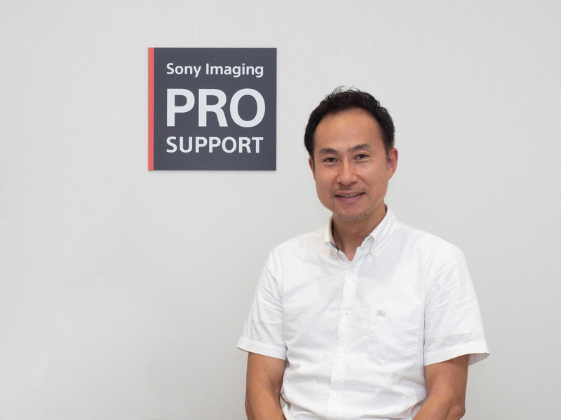 ソニーマーケティング株式会社デジタルイメージングビジネス部の安田孝司さん。