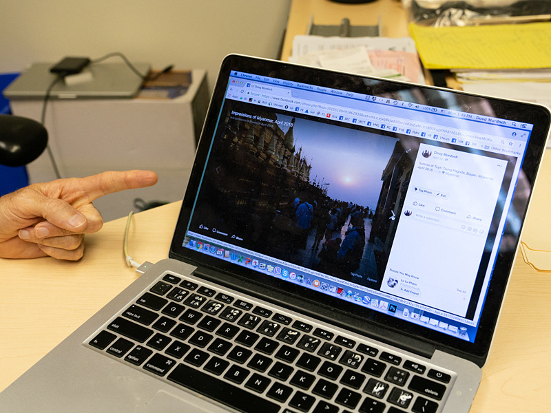 Dougさん自ら写真を撮り、Facebookにフォトエッセイとして公開している。