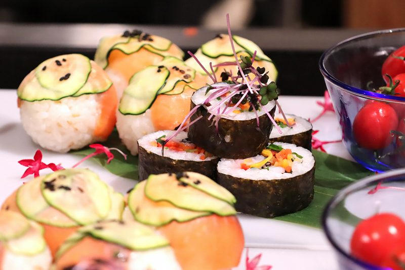 女性のイベントにはヘルシーな料理は欠かせません。