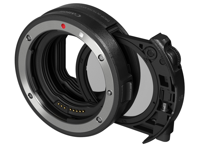 <center>ドロップインフィルター マウントアダプター<br>EF-EOS R ドロップイン 円偏光フィルター A 付</center>