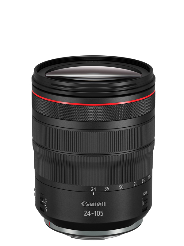 <center>RF28-70mm F2L USM（左）とRF24-105mm F4L IS USM（右）</center>
