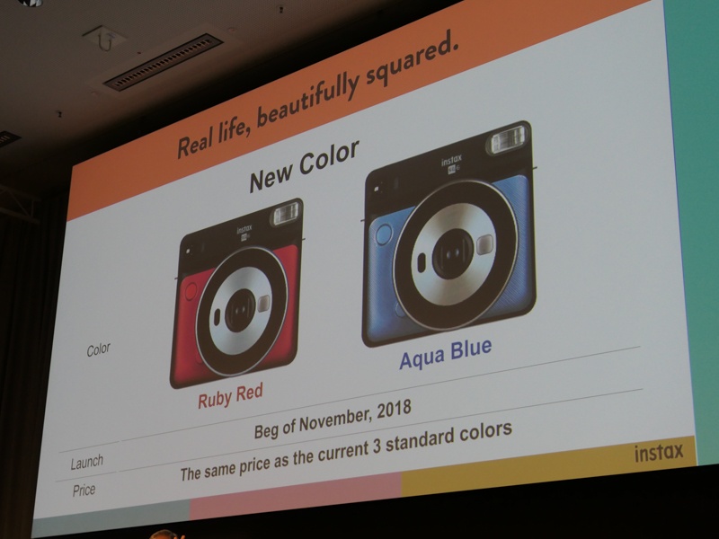 新色追加を予告。全5色展開になる。日本での新色追加に関する発表はまだない。