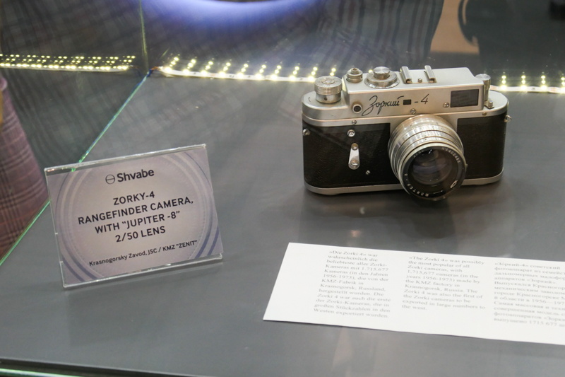 レンジファインダーカメラは「ZORKI」の名前がお馴染み。