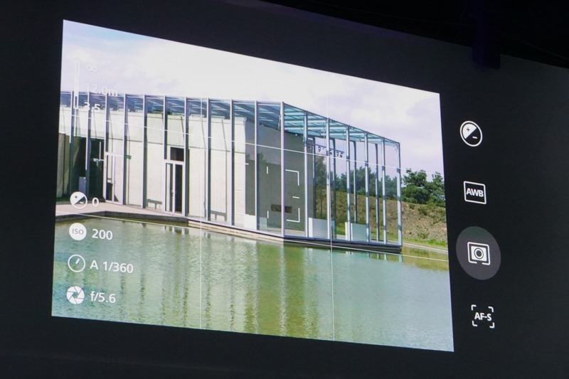 撮影中のイメージ。