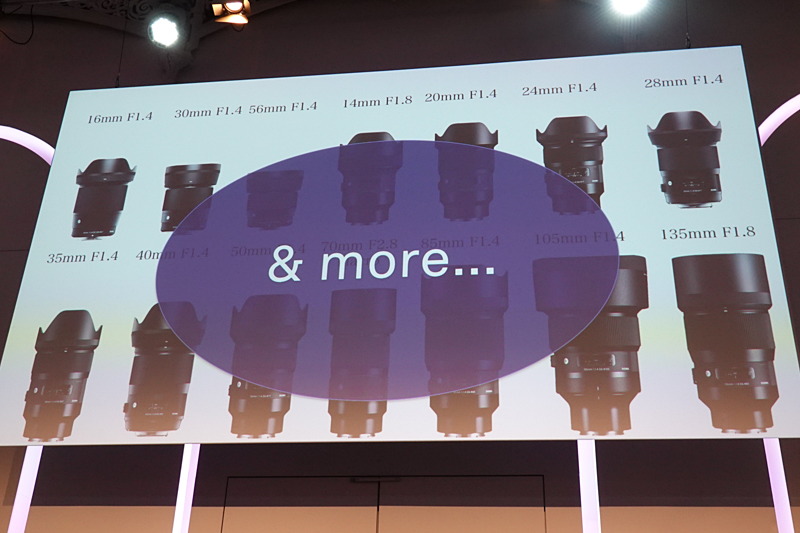 シグマは既にミラーレスカメラ用として発売されている14本をLマウント化する。そのほかのレンズも今後開発予定。
