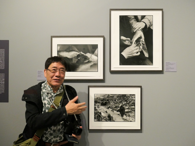 ハービー・山口さんの作品も展示されている。