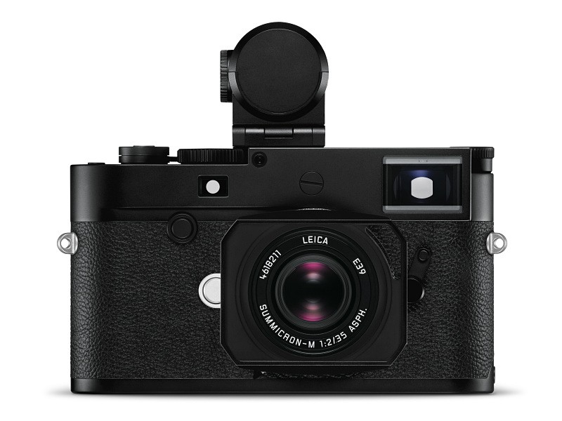 別売の外付けEVF「ビゾフレックス」を装着したところ。