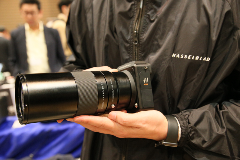 X1D-50cにXコンバーター1,7をつけたXCD 2,8/135を装着したところ