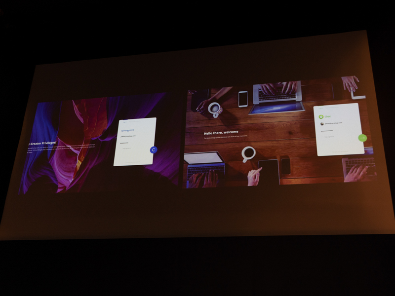 <center>新バージョンのログイン画面</center>