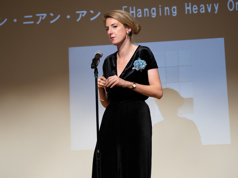 審査員の一人、エミリア・ヴァン・リンデン氏