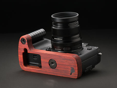 天然木を用いたX-T3専用カメラベース - デジカメ Watch