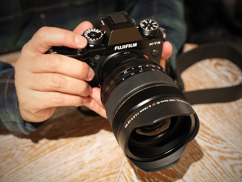 XF8-16mmF2.8 R LM WR。X-T3に装着。