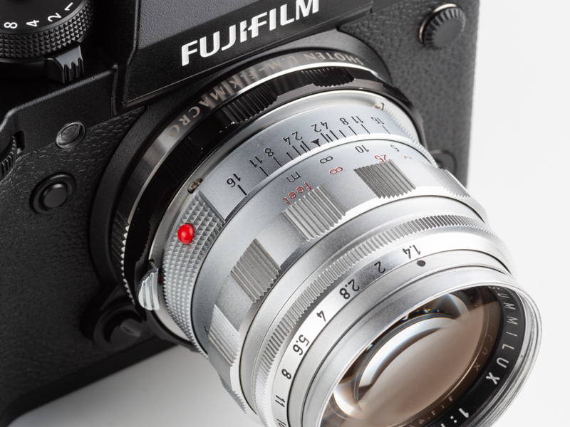 X-T3にズミルックス50mmF1.4を装着してみた。