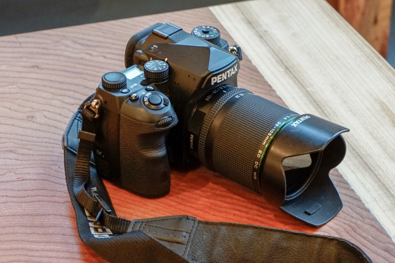 高橋さんが現在愛用しているPENTAX K-1 Mark II。レンズはHD PENTAX-D FA 28-105mmF3.5-5.6ED DC WR。