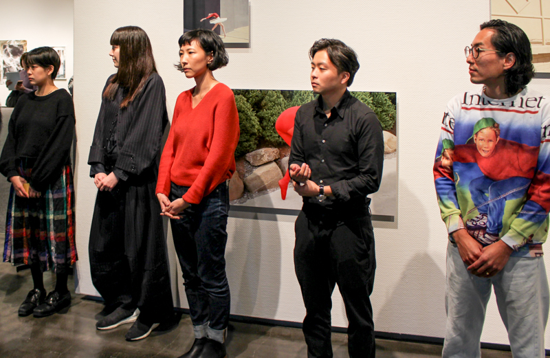 左から草野庸子さん、ネメス理世さん、市田小百合さん、苅部太郎さん、中村健太さん。