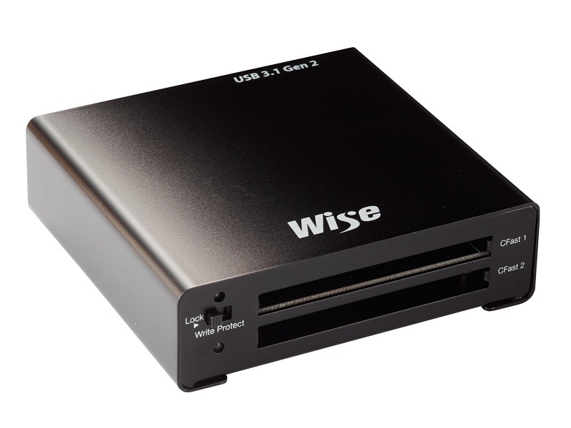 Wise CFast 2.0 デュアルカードリーダー USB 3.1 Type-C
