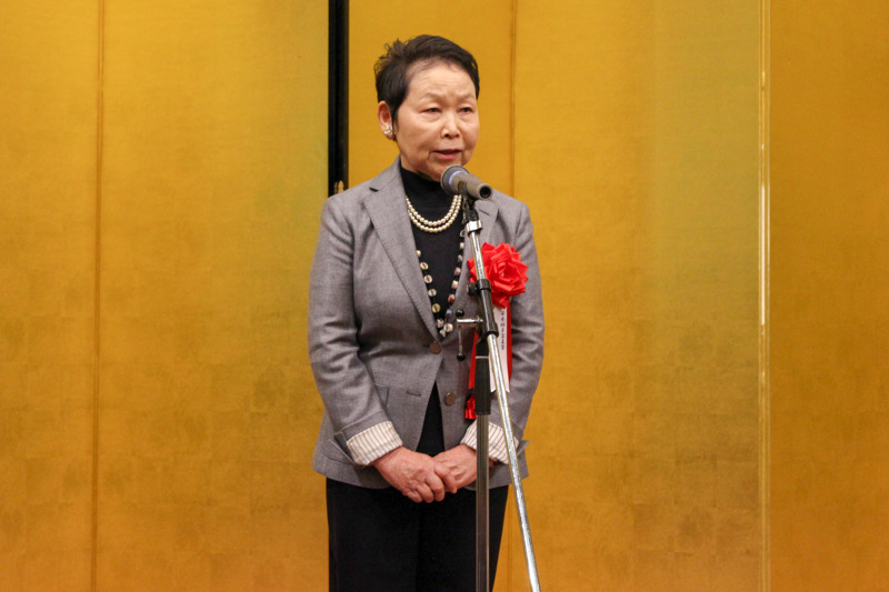 第2回笹本恒子写真賞を受賞した足立君江氏。